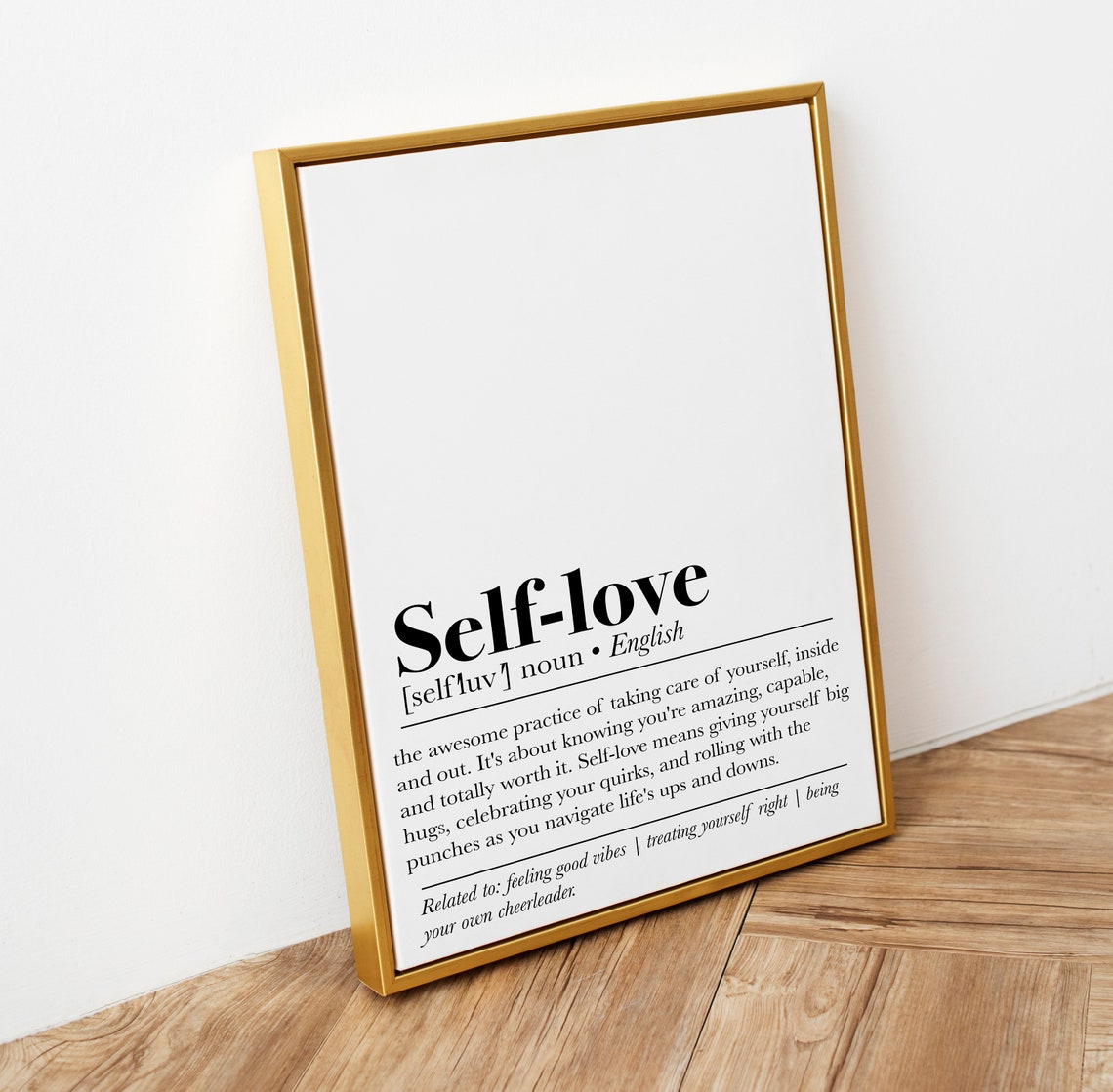 Self Love Definition Art Print - Image 3