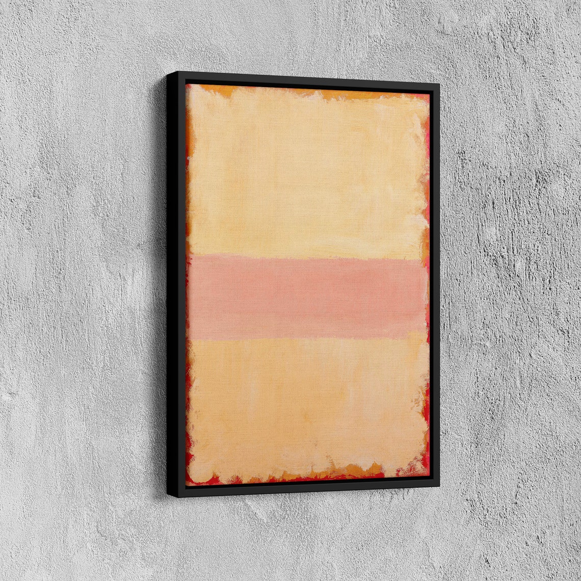 Mark Rothko Beige Over Pink Color Field Abstract Gallery Poster - Image 7