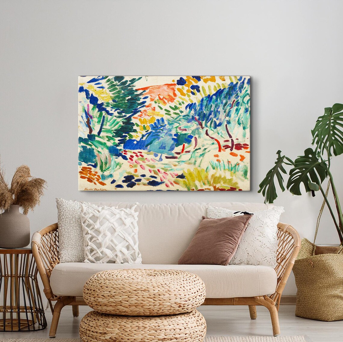 Henri Matisse Landscape at Collioure Fauvist Painting Poster - Image 3