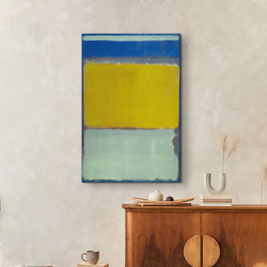 Mark Rothko Framed Mark Rothko Extra Large Exhibition Poster Expressionism Art Rothko Reproduction Art Rothko Glass Modern Art - Image 5