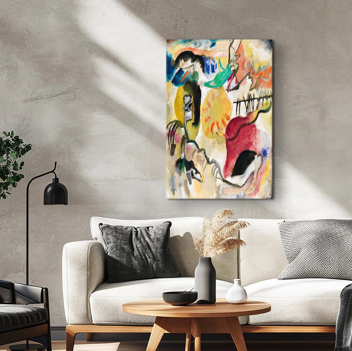 Wassily Kandinsky Print Improvisation Painting Wall Art Modern Wall Art Museum Print Abstract Art Gicle Art Print Colorful Room Decor - Image 3