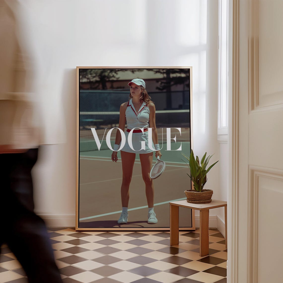 Tennis Poster Fine Art Print Tennis Wall Art Aesthetic Room Decor Sports Poster Fashion Prints Museum Quality Poster Print - Image 2