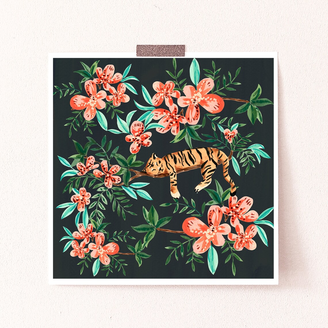 Tiger Art Print, Lunar New Year Nursery Decor - Image 2