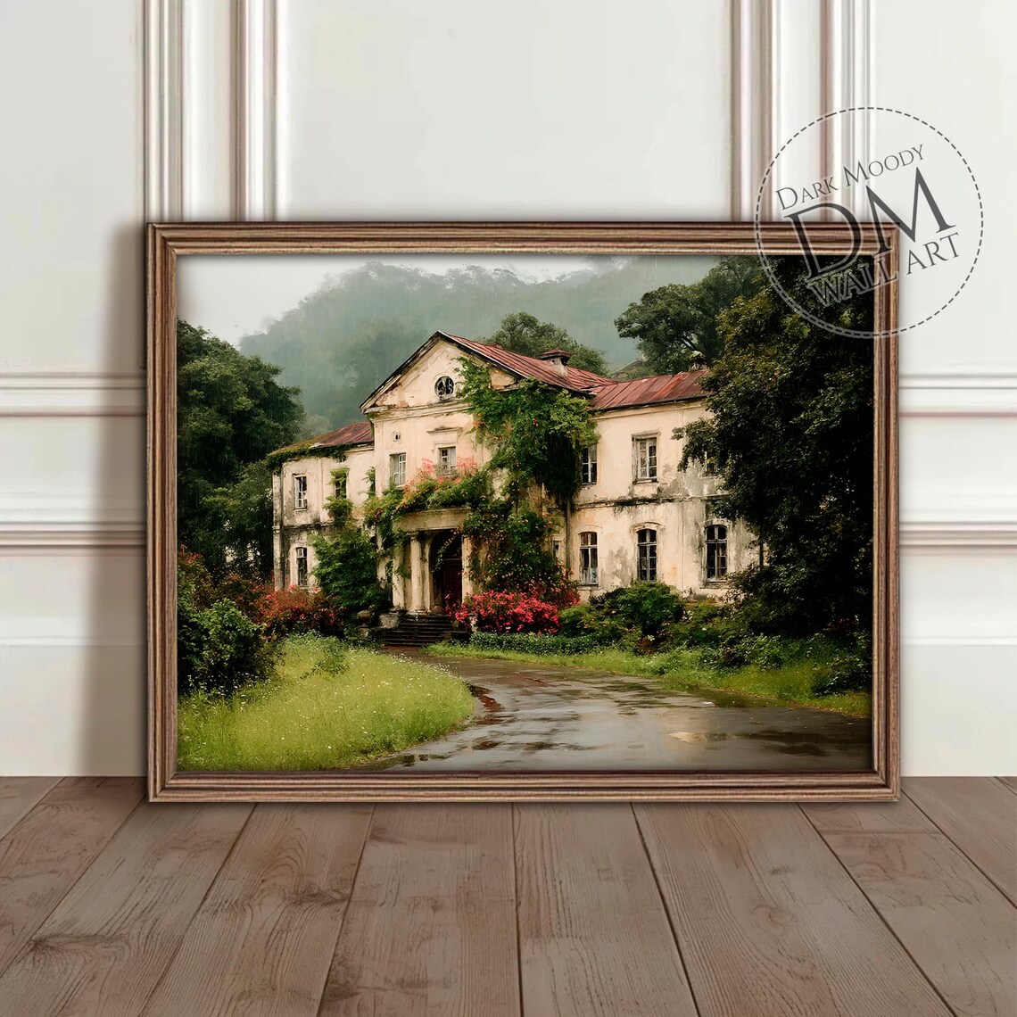 Haunted Mansion Wall Art Gothic Victorian Architecture