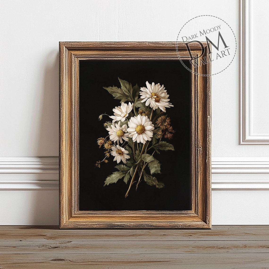 Daisy Flower Vintage Botanical Art Print