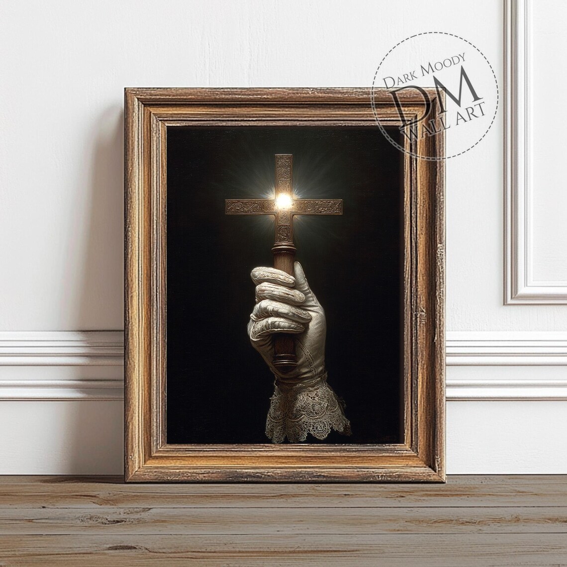 Cross Gothic Religious Symbolic Art Print