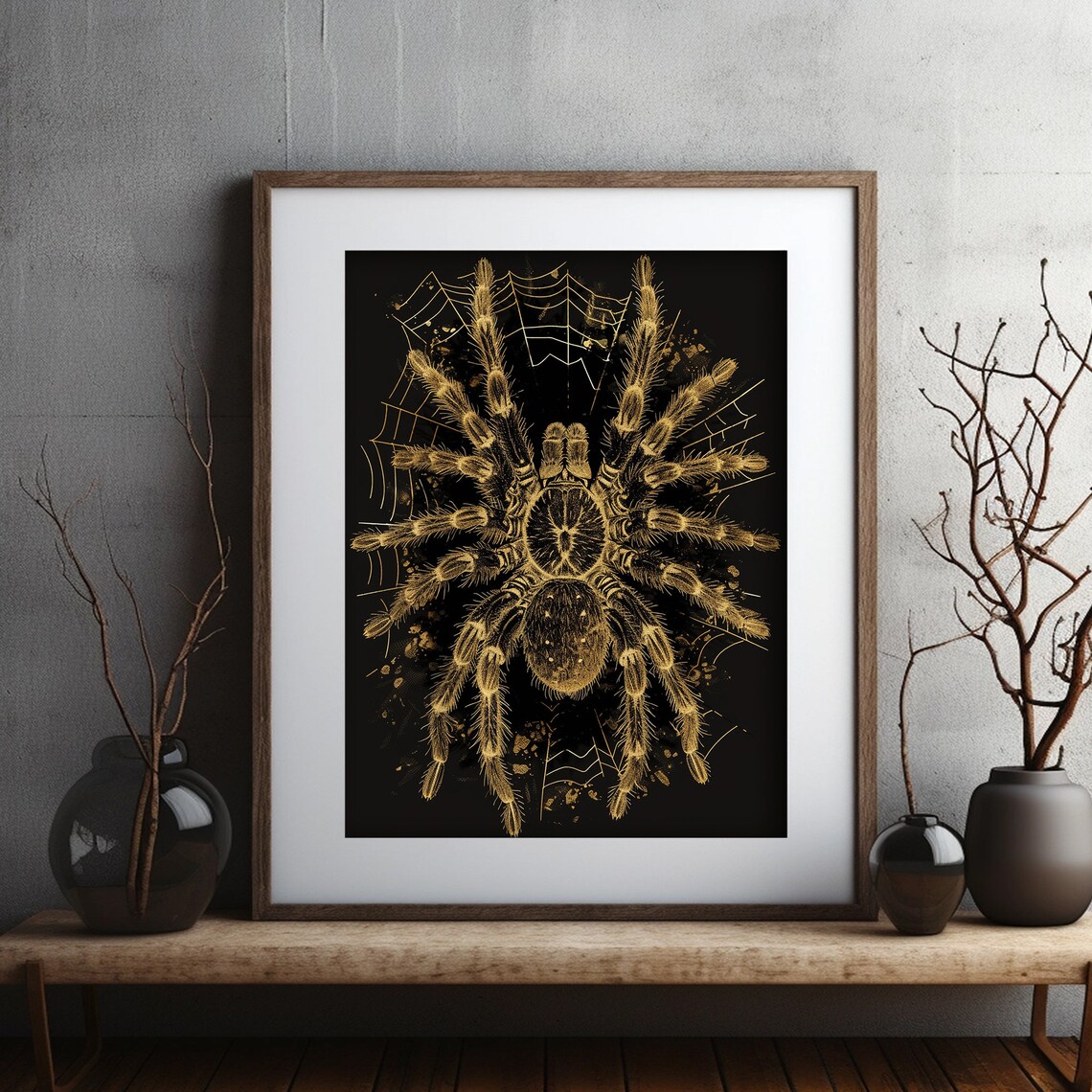 Spider Print, Minimalist Halloween Decor - Image 2