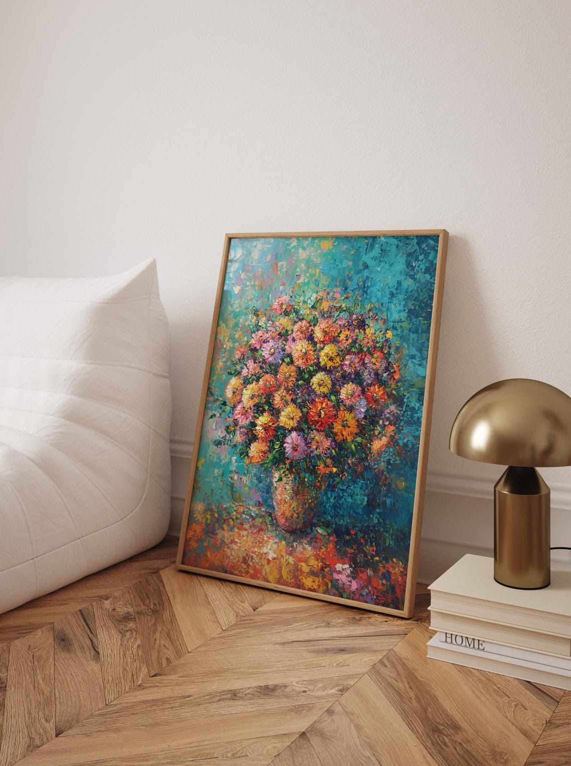 Chrysanthemum Painting - Modern Travel Poster - Image 2