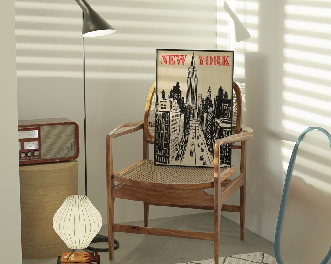 New York Minimalist City Art Print - Image 2