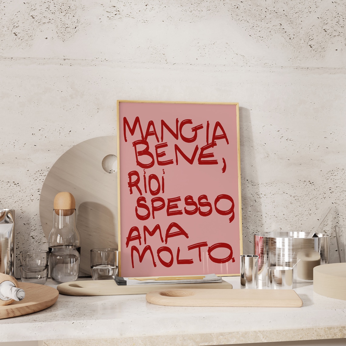 Italian Mangia - Vintage Travel Poster