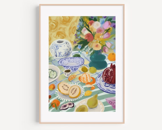 Matisse Inspired Painting Watercolor Poster Matisse Poster Picasso Wall Art Art Matisse Print Art