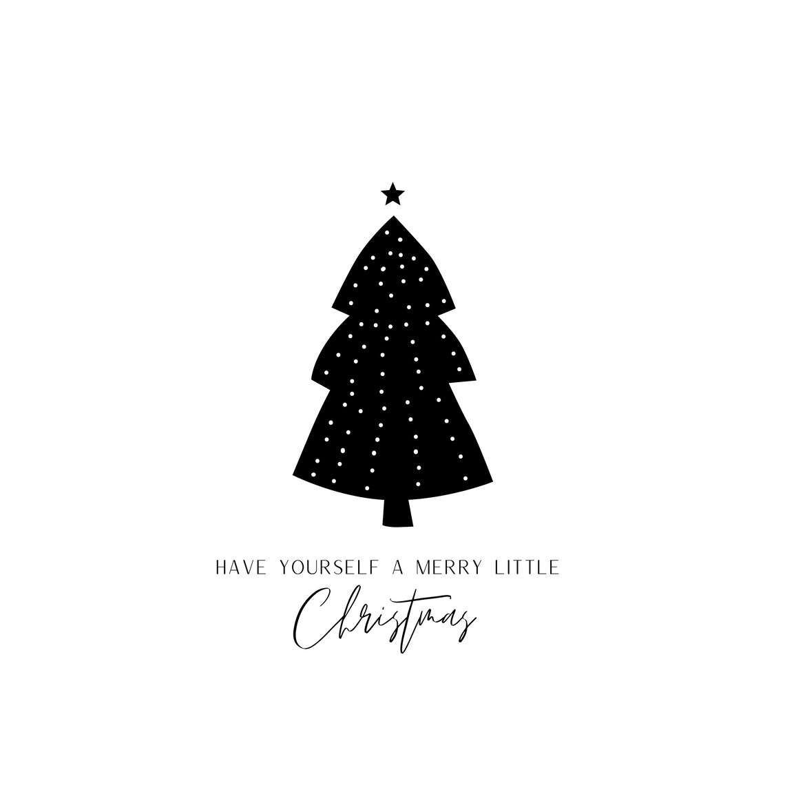 Christmas Minimalist Poster Print, Nordic Scandi - Image 4