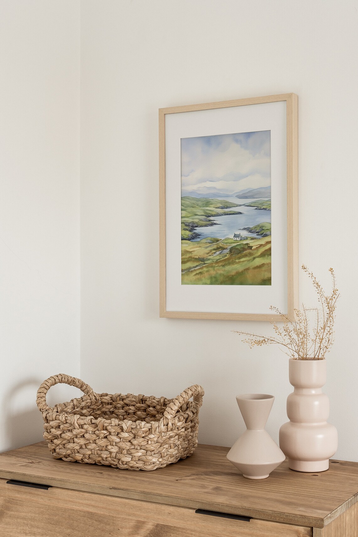 Ring Of Kerry Watercolor Art Print, Ireland Coast - Image 2