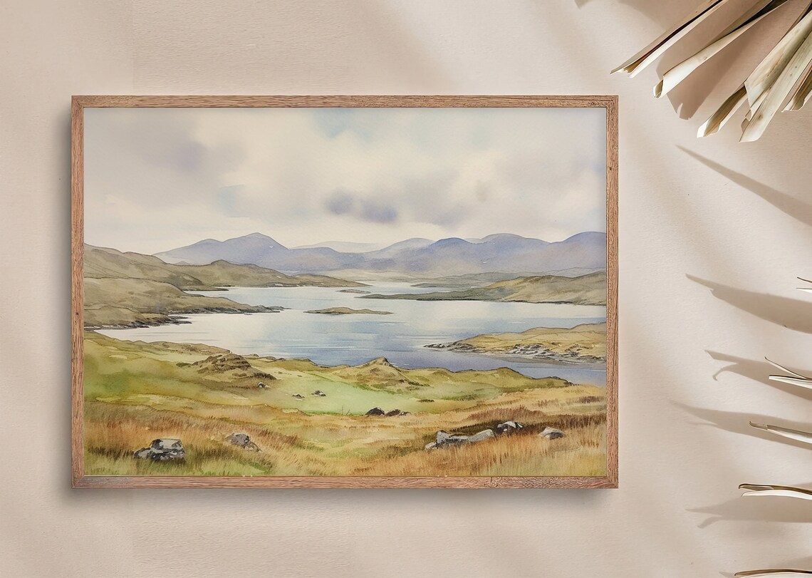 County Kerry Watercolor Landscape Art Print, Ireland - Image 4
