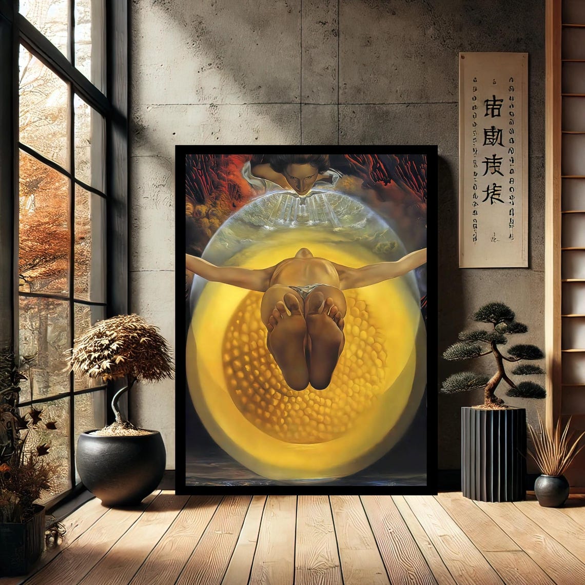 Salvador Dali Exhibition 1947 Home Decor Canvas Wall Art Modern Print Abstract For