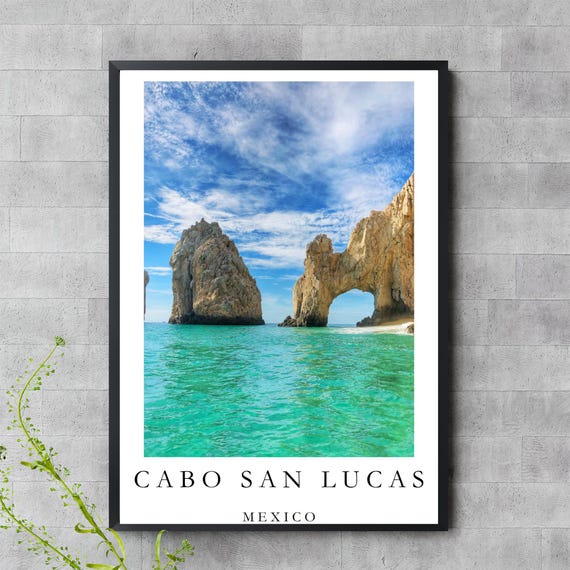 Cabo San Lucas Poster El Arco Beach Print