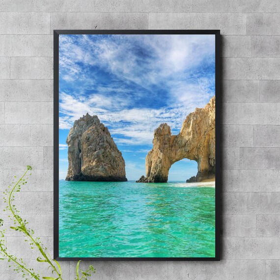 Cabo San Lucas El Arco Mexico Turquoise Ocean Rock Arch Photo Poster
