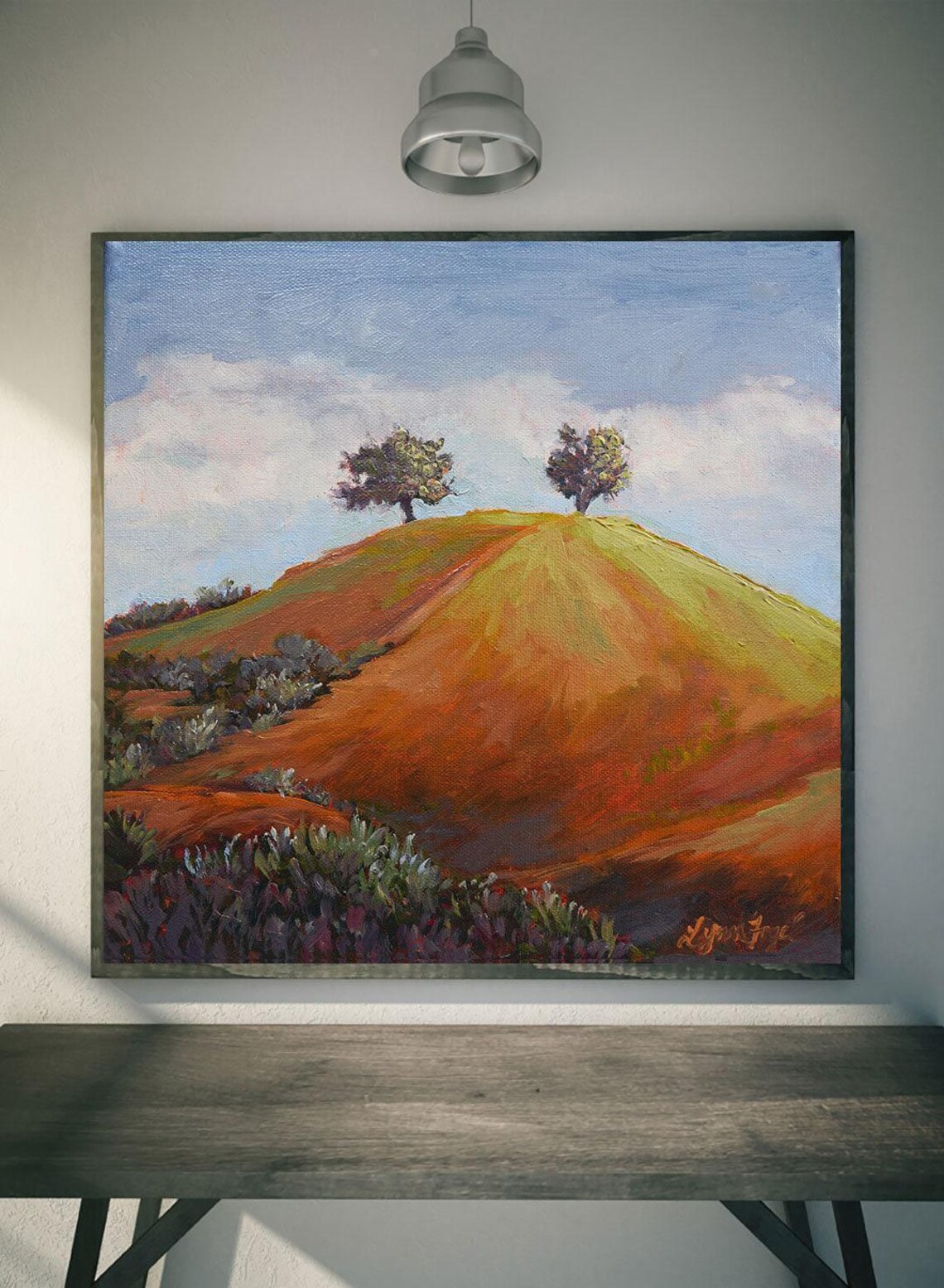 Two Trees Ventura Landscape, Nature Wall Art Print