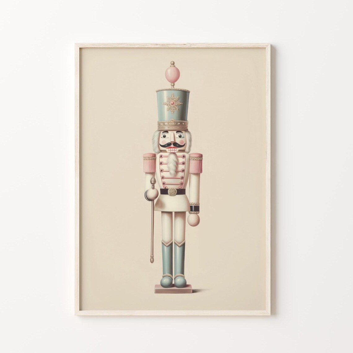 Christmas Nutcracker Poster, Nursery Decor, Minimalist - Image 4