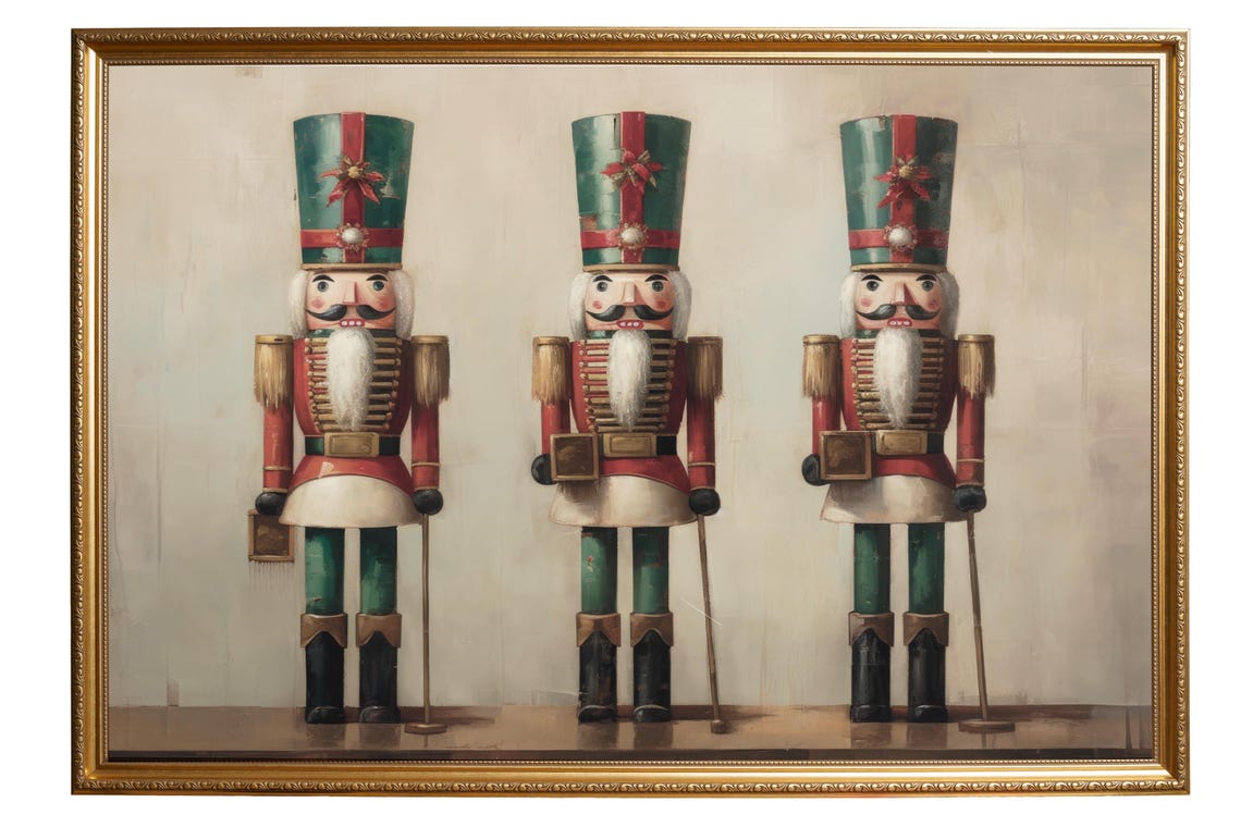 Minimalist Nutcracker Print Nutcracker Poster Christmas Decor Aesthetic Christmas Wall Art Cute Nutcracker Poster Minimalist Art Print - Image 5