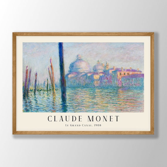 Claude Monet Art Print Paintings Wall Nouveau Prints Exhibition Farmhouse Decor Modern Home