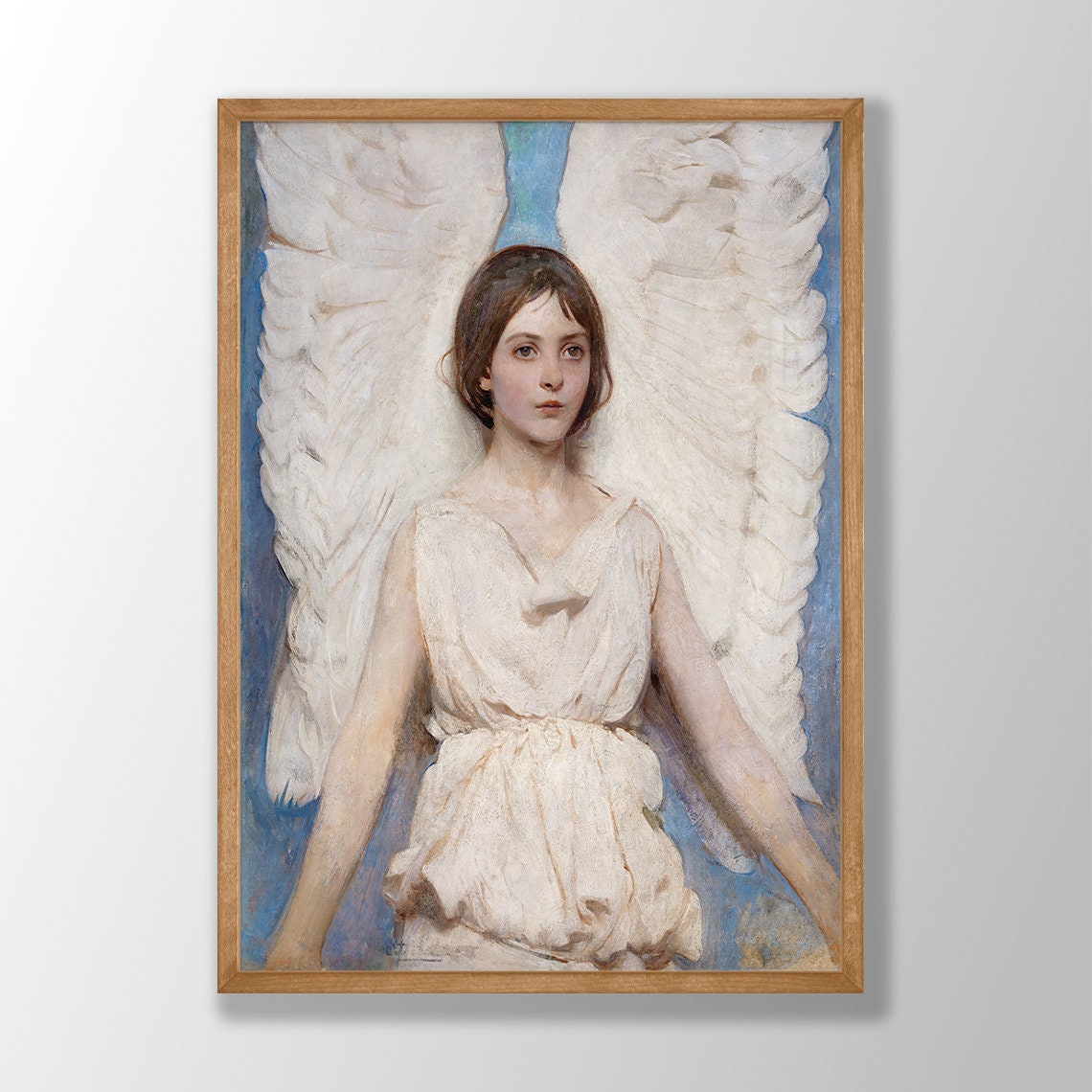 Abbott Handerson Thayer Angel White Winged Classic Religious Poster
