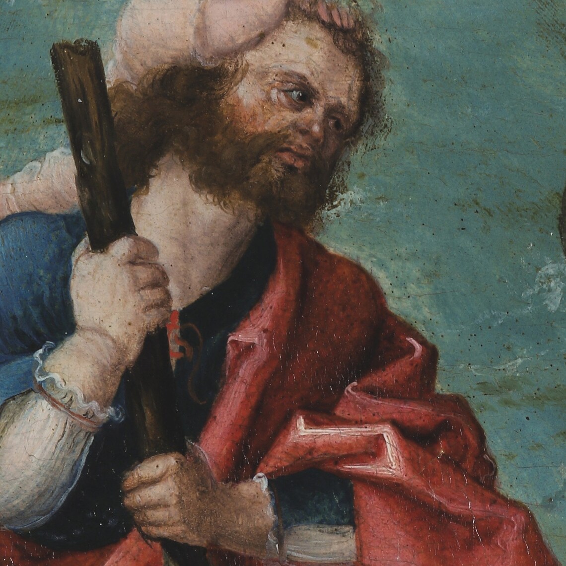 Landscape with Saint Christopher by Herri met de Bles River Crossing Poster - Image 2