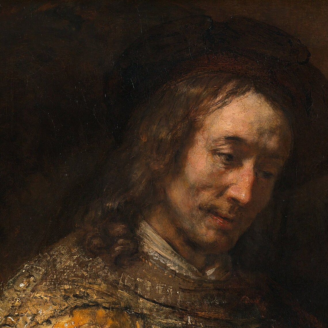 Rembrandt Isaac and Rebecca Baroque Golden Age Masterpiece Print - Image 3
