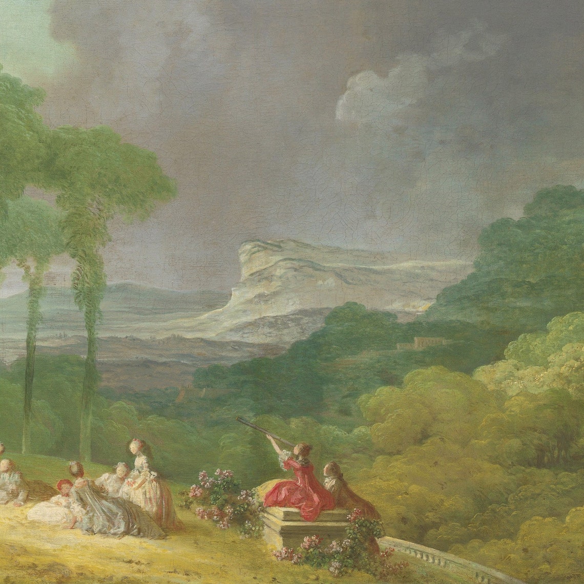 Jean Honore Fragonard The Swing Rococo Garden Romance Poster - Image 2
