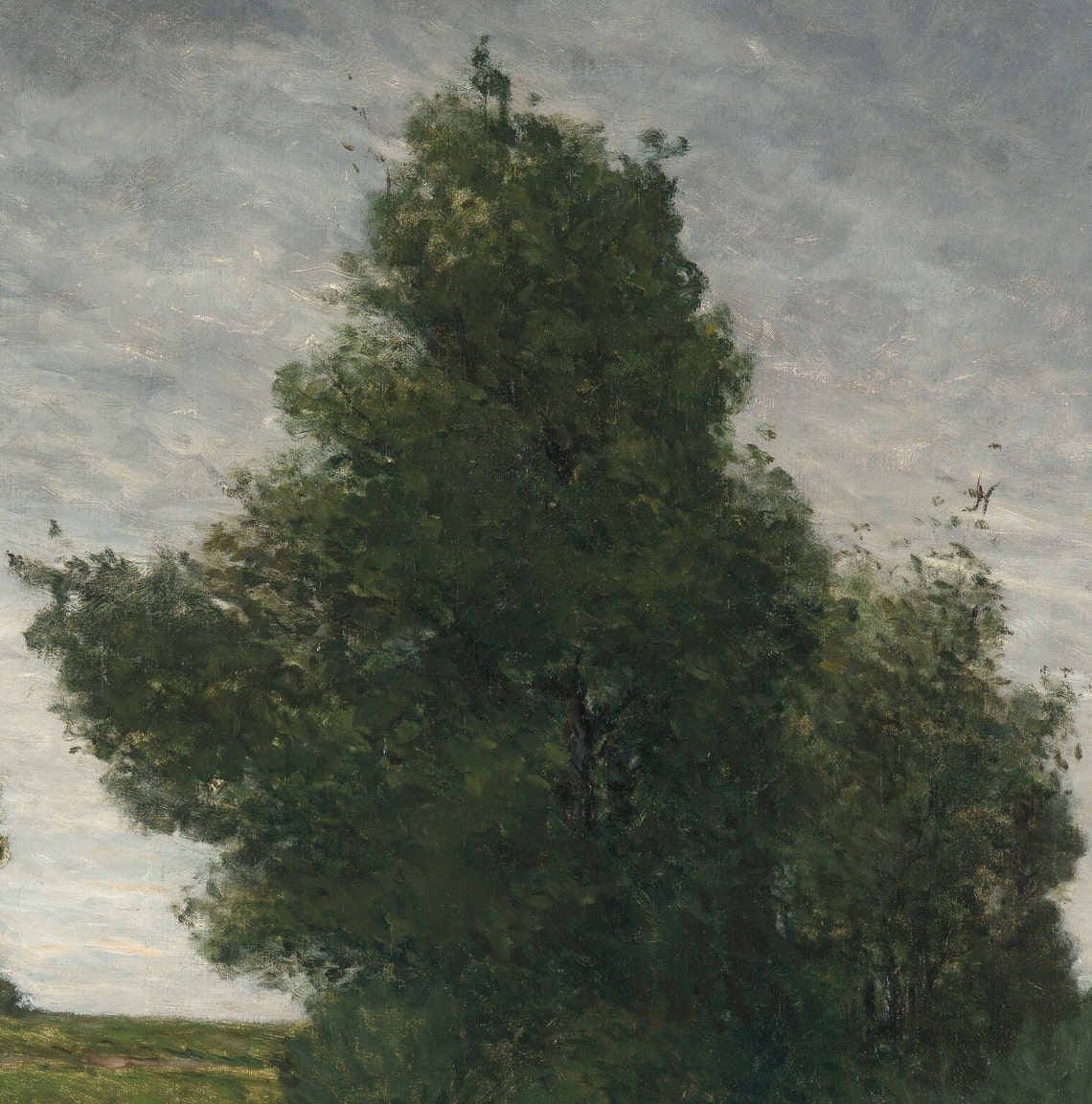 Paul Gauguin Landscape With Poplars Classic Art Textured Print - Image 3