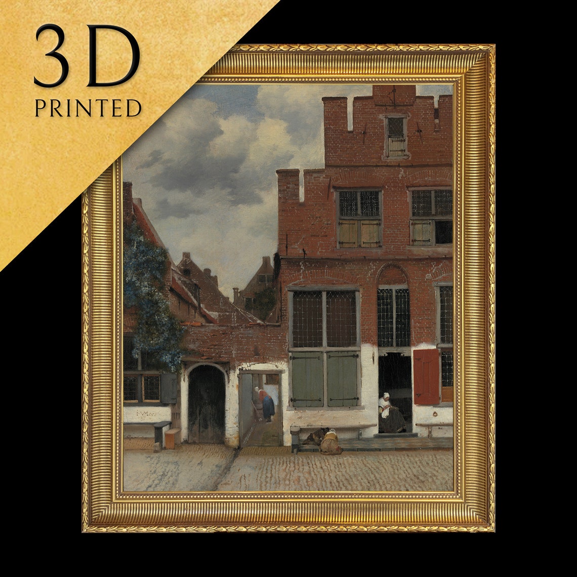 The Little Street by Vermeer, Art Print