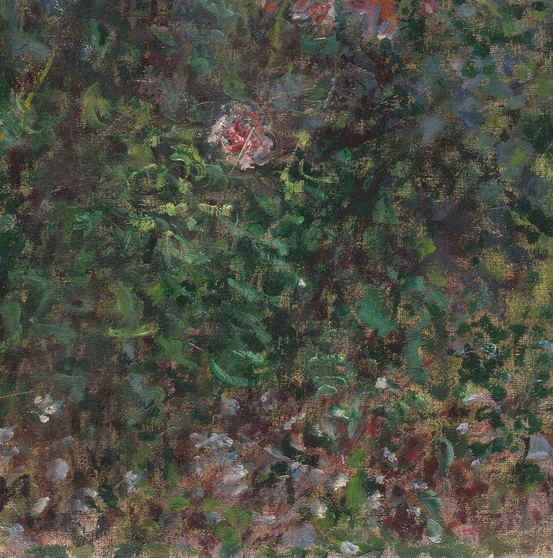 Claude Monet Women Among Garden Flowers Impressionist Textured Print - Image 2