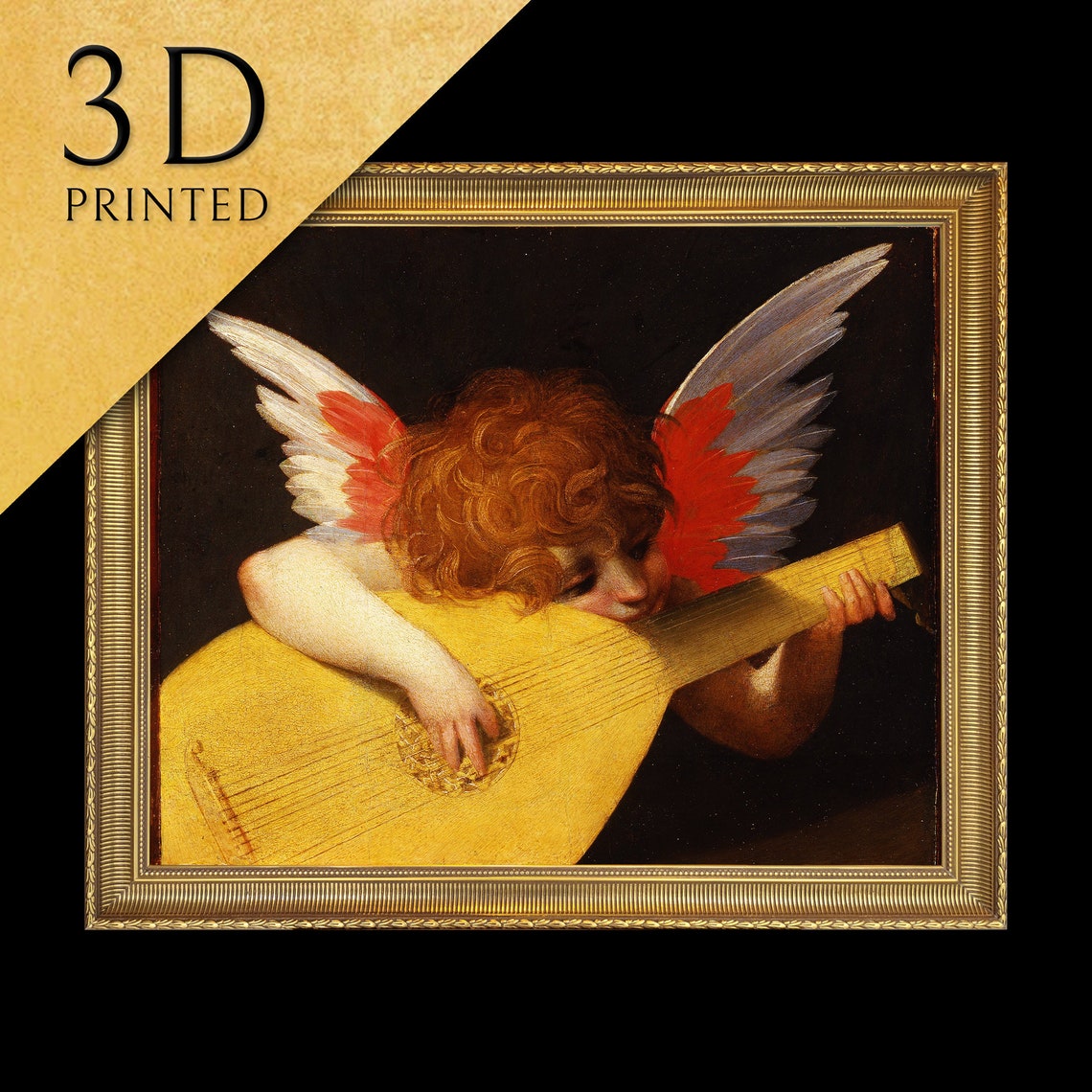 Rosso Fiorentino Musical Angel Cherub Playing Lute Renaissance Poster