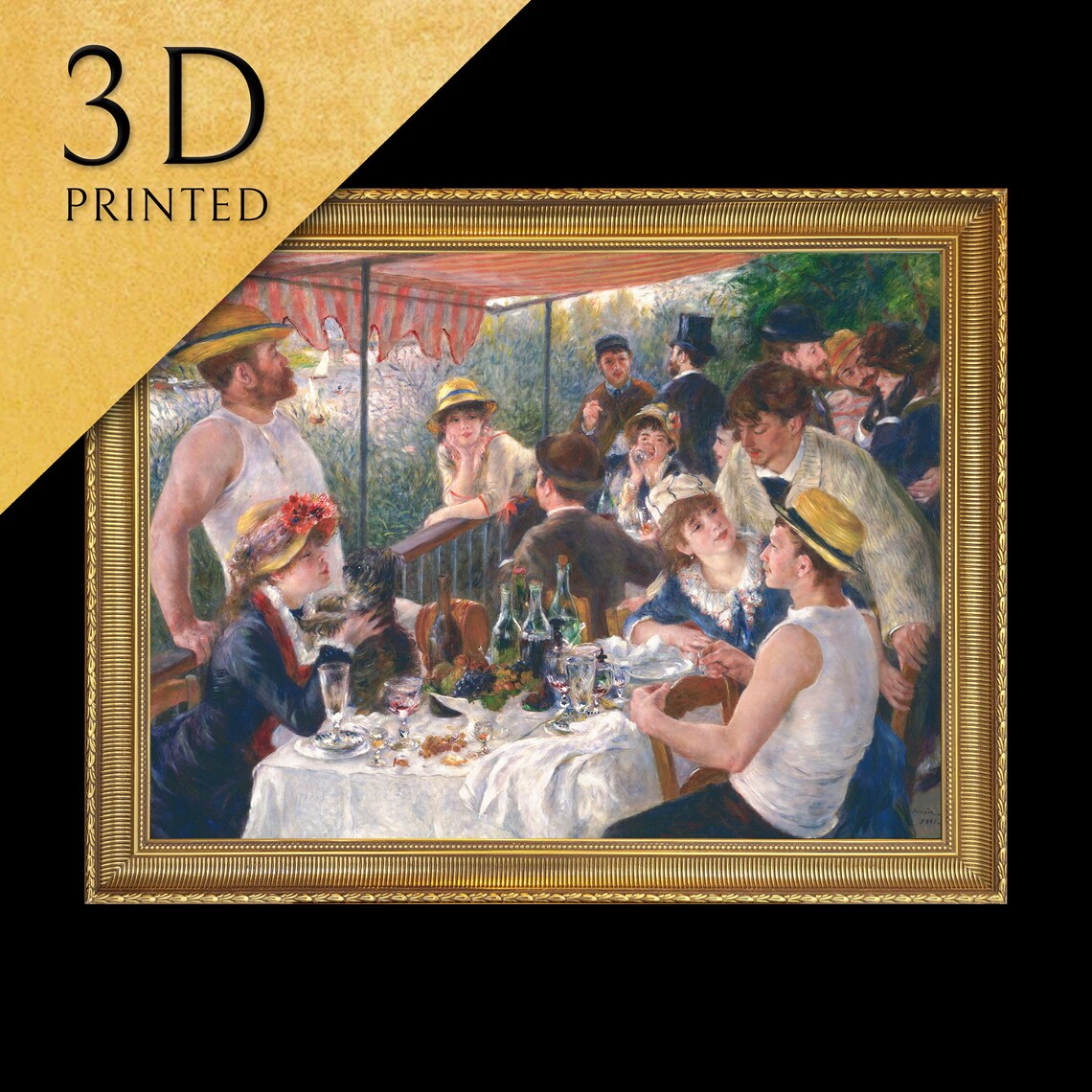 Luncheon Of The Boating Party, Renoir-Inspired Art Print