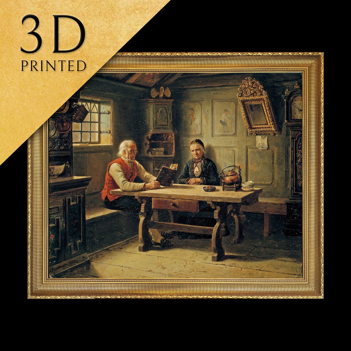 Old Age Solitude by Adolph Tidemand Art Print