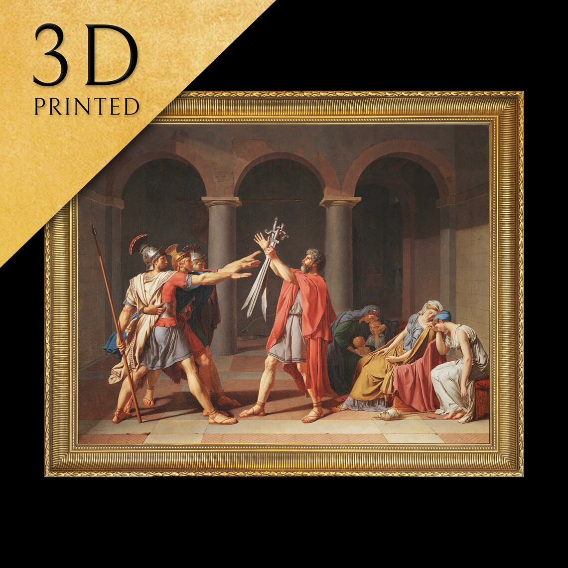 The Oath Of The Horatii, Jacques-Louis David Art Print