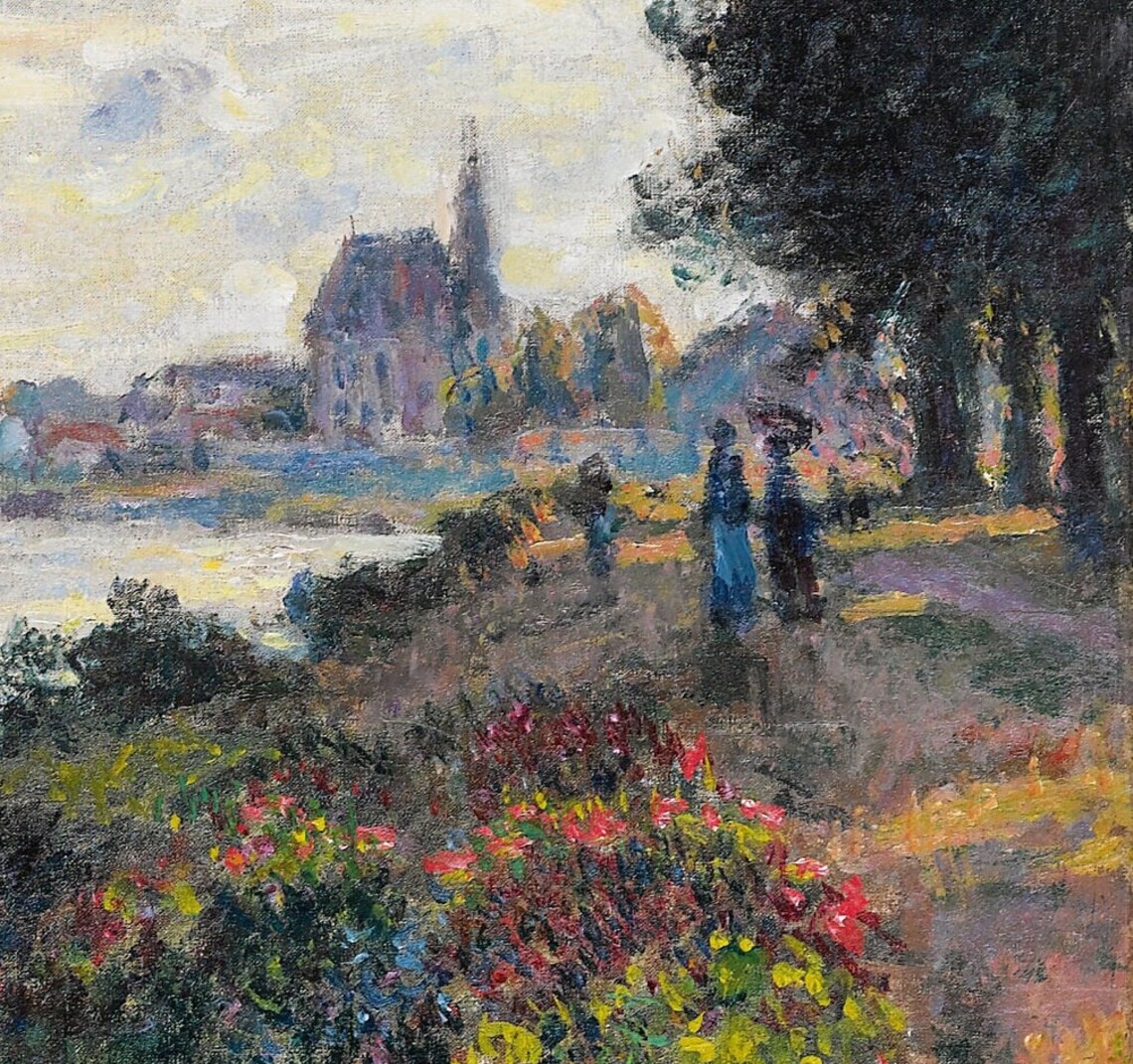 La Seine À Argenteuil, Monet-Inspired Art Print - Image 3