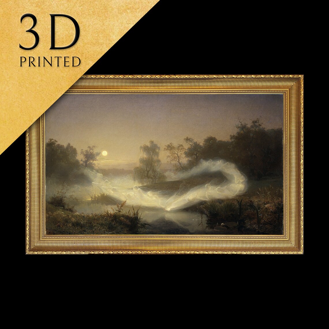 Dancing Fairies by August Malmstrm, Oil Painting Print