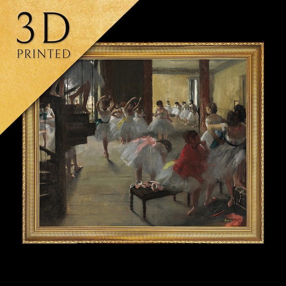 Edgar Degas The Dance Class Ballerinas Studio Impressionist Poster
