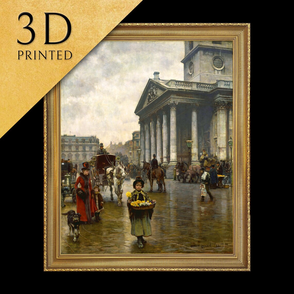 St Martin In The Fields by William Logsdail, Art Print