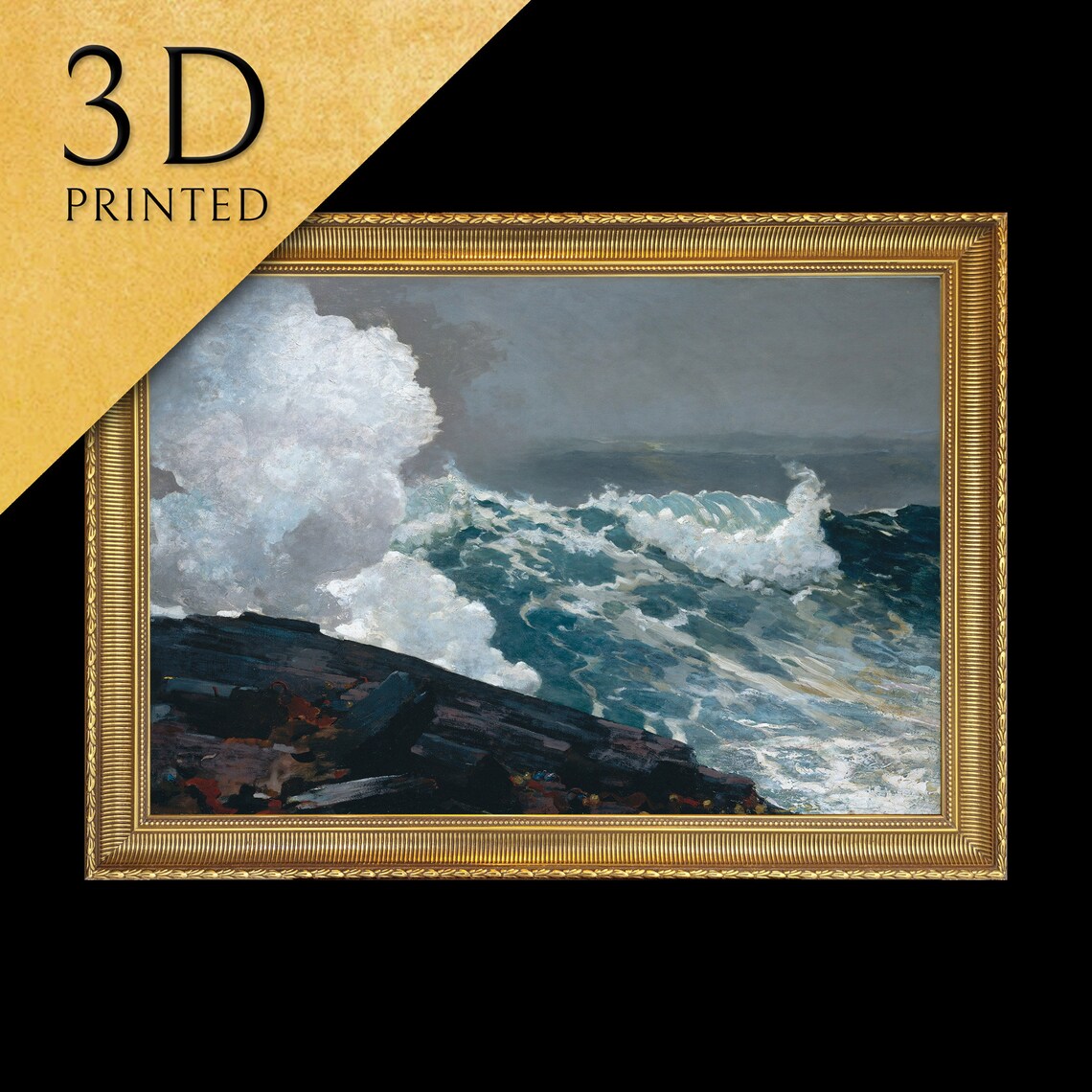 Northeaster by Winslow Homer Art Print, Oil Painting