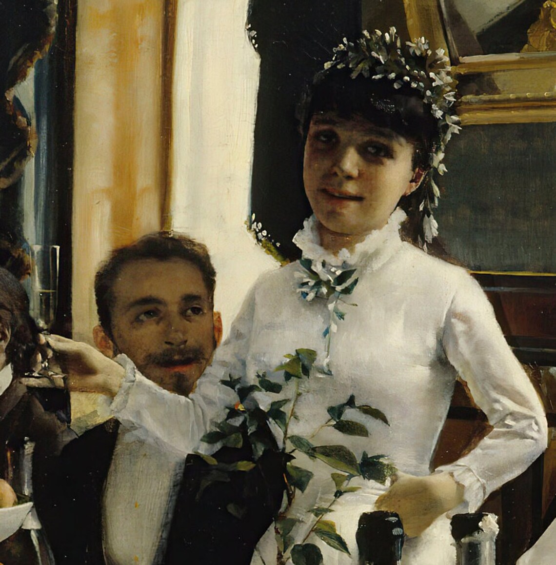 Gunnar Berndtson The Brides Song Wedding Dinner Party Textured Print - Image 3