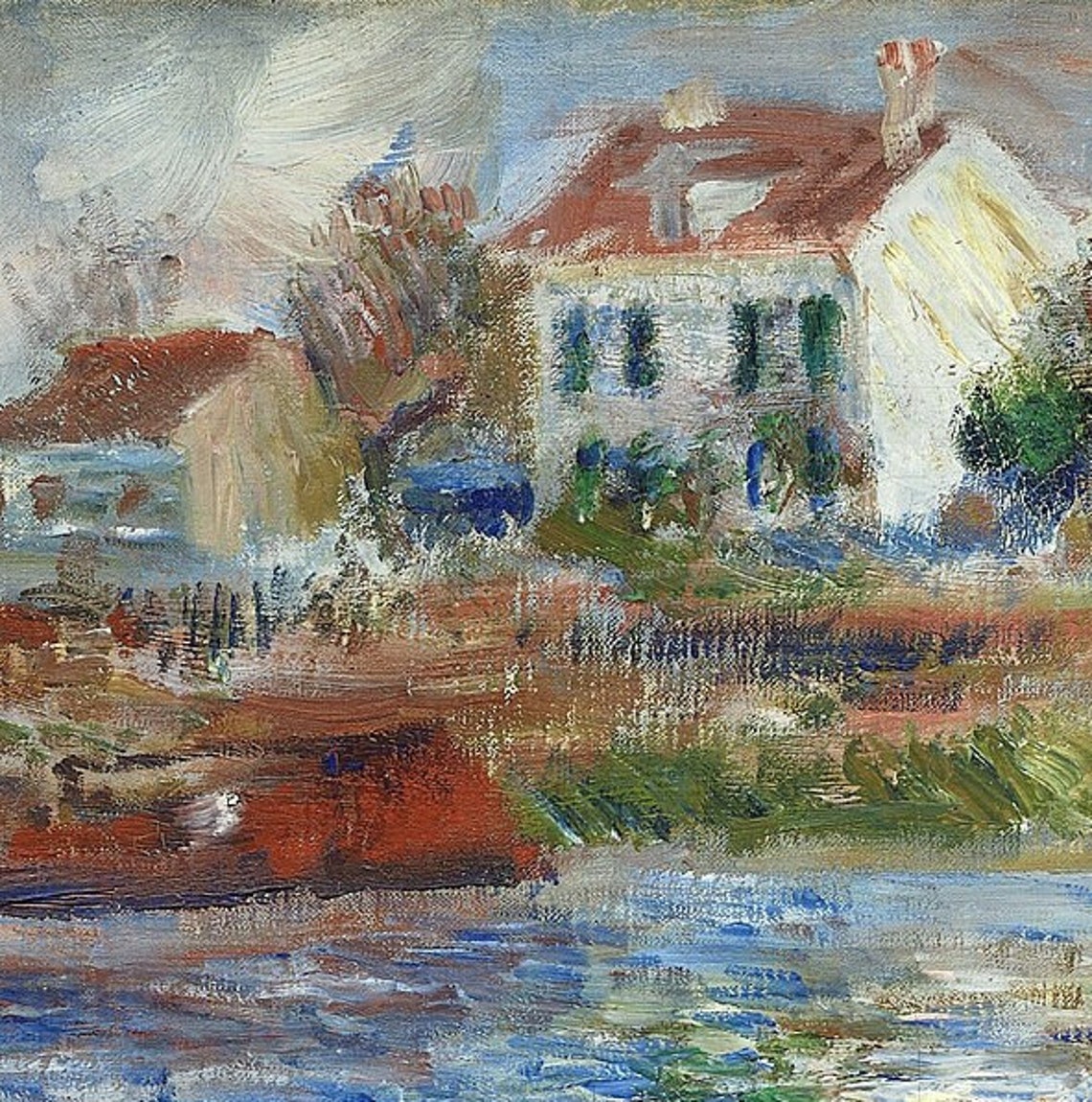 Pierre Renoir Oarsmen At Chatou River Boating Impressionist Poster - Image 2