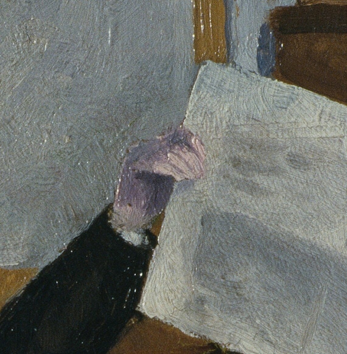 Albert Engstrom Gentleman Relaxing and Reading a Newspaper Daybed Poster - Image 3