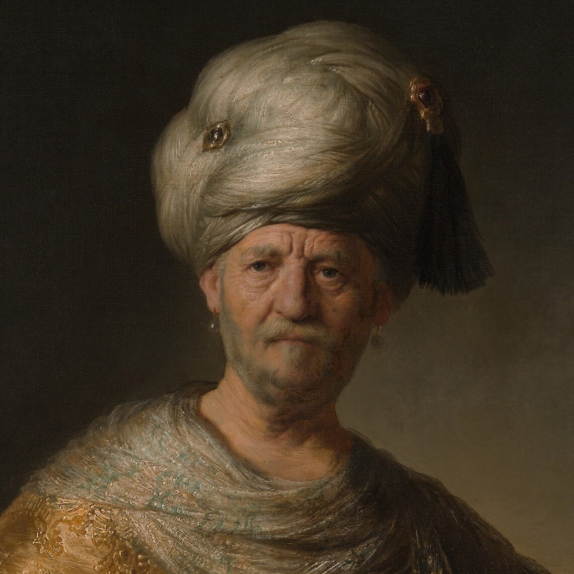 Rembrandt Man in Oriental Costume Art Print - Image 3