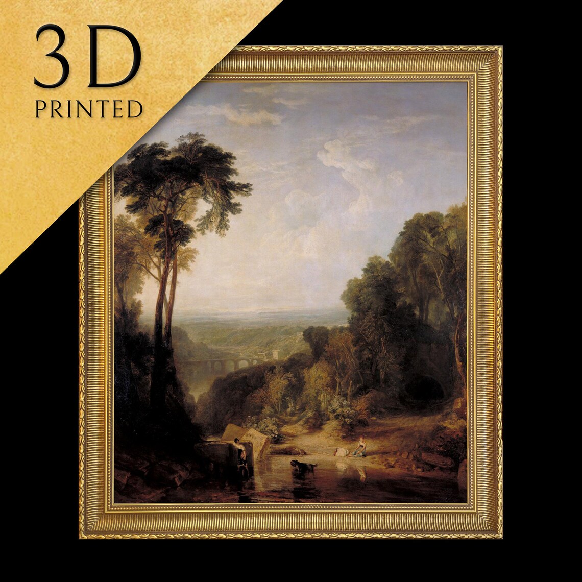 Crossing the Brook by JMW Turner Art Print