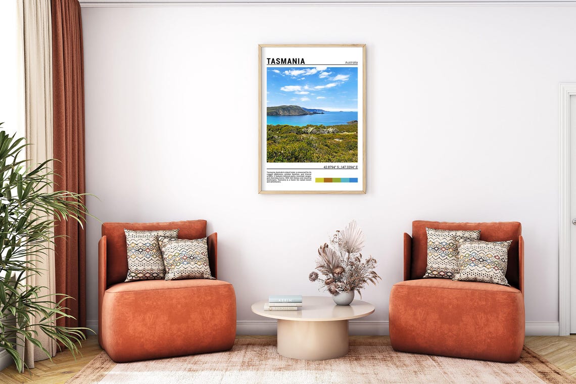 Tasmania Print Tasmania Poster Tasmania Wall Art Tasmania Travel Tasmania Art Print Tasmania Photo Tasmania Artwork - Image 7