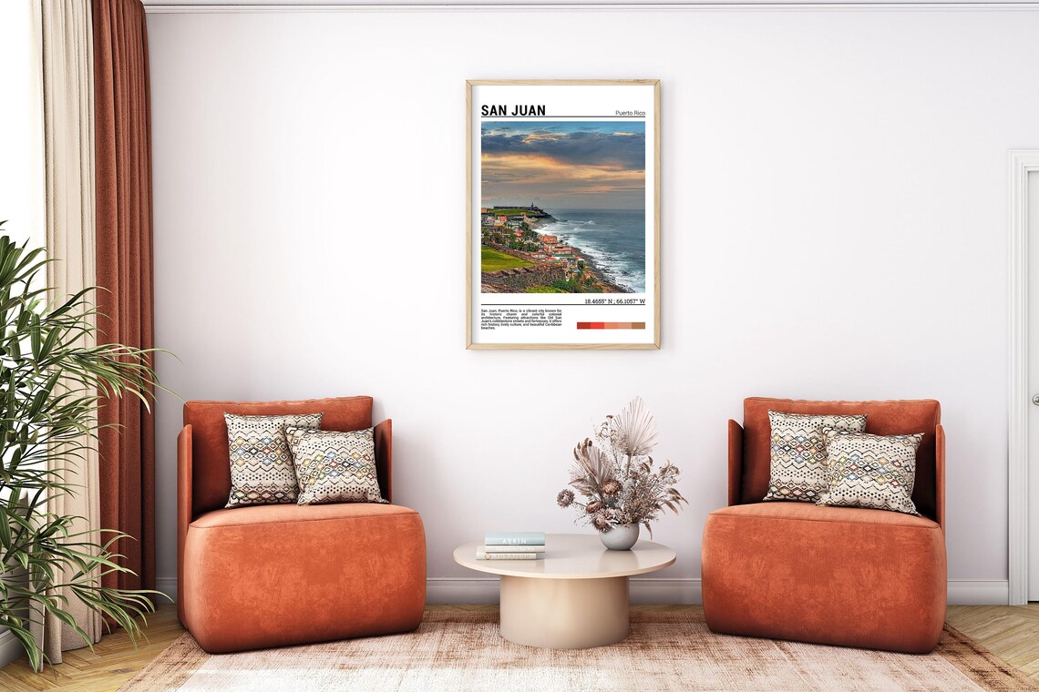 San Juan Print San Juan Poster San Juan Travel Poster San Juan Print San Juan Art San Juancaribbean - Image 7