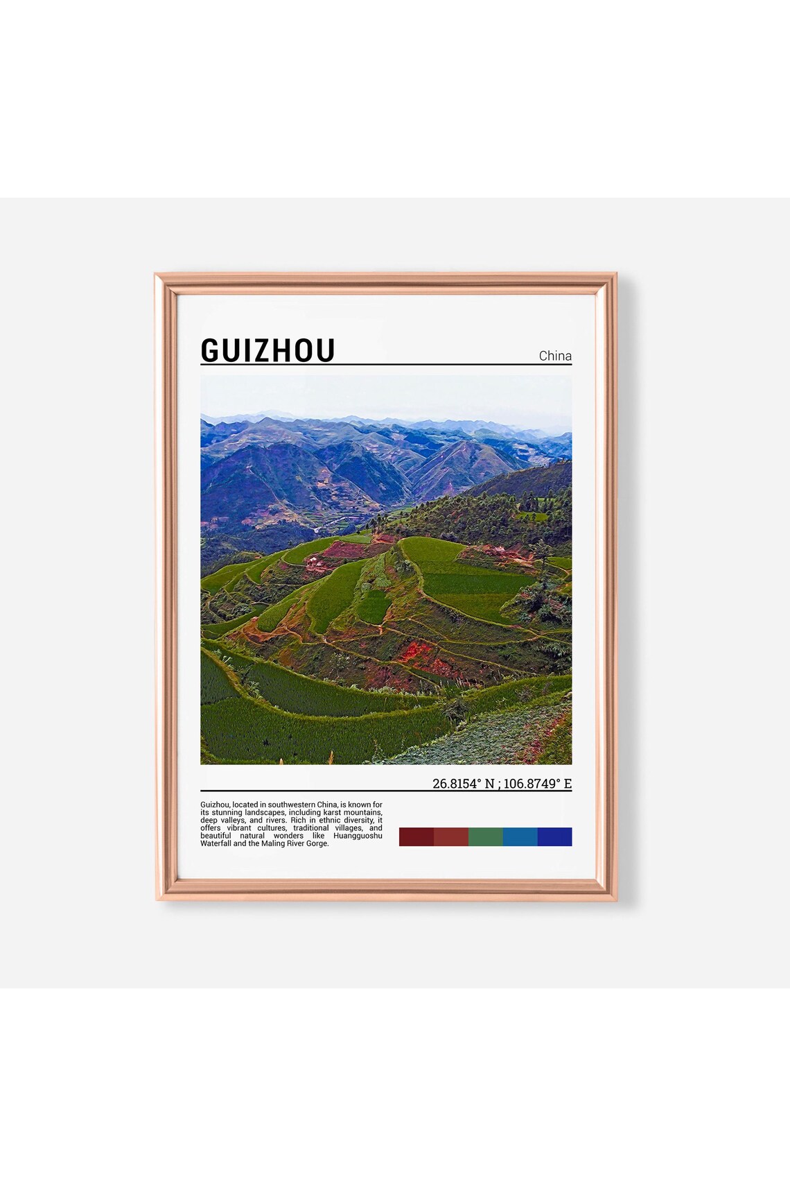 Guizhou Print Guizhou Poster Guizhou Wall Art Guizhou Travel Guizhou Art Print Guizhou Photo