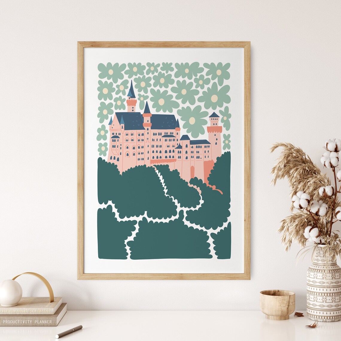 Neuschwanstein Castle Germany Travel Poster - Image 3